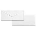 Business Source No. 10 White Wove V-Flap Business Envelopes Business - #10 - 9 1/2 Width x 4 1/8 Length - 24 lb - Gummed - Wove - 500 / Box - White