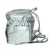 Sassy Caddy Golf Metallic Silver Leather Back Pack