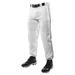Champro Triple Crown Classic W/ Braid Boys Baseball Pants White/Black Large