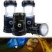 4 Pack Camping Lanterns Solar Powered LED Camping Lights for Power Outages Home Emergency Camping Hiking Hurricane