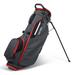 NEW Datrek Golf 2024 Carry Lite Stand Bag 4-Way - Charcoal / Red / Black