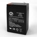 Power-Sonic 6V 4.5Ah 6V 4.5Ah Sealed Lead Acid Battery - This Is an AJC Brand Replacement