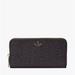 Kate Spade Bags | Kate Spade Boxed Glimmer Glitter Large Zip Continental Wallet, Black Nwt | Color: Black/Gold | Size: Os