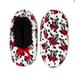 Disney Accessories | Minnie Mouse Girls Fuzzy Babba Slipper Sock 1 Pack | Color: Black/Red | Size: 8-13