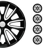 OMAC 16 Wheel Covers Hubcaps for VW Jetta Black Matt White Matte