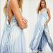 Free People Dresses | New Free People Bali Palm Beach Maxi Dress - Blue Tie Dye - Size Xs | Color: Blue/White | Size: Xs