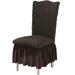 Kiplyki Wholesale Bubble plaid Stretch Dining Chair Covers Slipcovers Thick With Chair Cover Skirt