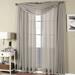 Abri Rod Pocket Crushed Sheer Curtain Panel (Single)