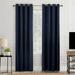 Sunblk Sun Zero Broderick Theater Grade Blackout Curtains 52 X 84 2 panels. Color Blue.