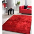 84 x60 Ultra Soft Fluffy Rugs Indoor Modern Shaggy Area Rugs Fluffy Living Room Carpets for Bedroom Nursery Floor Carpets Soft Luxury Rug Hand Tufted Shag Area Rug Red
