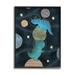 Stupell Industries Galactic Dinosaur Astronauts Outer Space Planets 24 x 30 Design by Ziwei Li