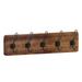 Flash Furniture Daly Rustic Rectangle Wood Coat Rack with Shelf/Storage Rustic Brown