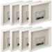 11 x 14 White Belmont Shadow Box by Studio DÃ©cor - Memory Box Display Case for Keepsakes Mementos Memorabilia - Bulk 8 Pack