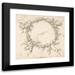 Giovanni Battista Merano 16x15 Black Modern Framed Museum Art Print Titled - The Holy Spirit Surrounded by a Wreath of Flowers Held Up by Infant Angels (1632-98)