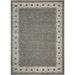 Vitaly Milfred Area Rug 3743 Traditional Grey Scrolls Petals 7 10 x 10 6 Rectangle