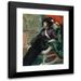 Santeri Salokivi 15x18 Black Modern Framed Museum Art Print Titled - Woman in Rocking Chair (1910)