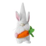 Easter Bunny Gnome Plush Elf Decorations Carrot Egg Bunny Scandinavian Swedish Tomte Spring Decor Home Table Ornament Gift