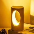 Herrnalise Home Decor Clearance Small Night Lights Bedside Table Lamps Minimalist Solid Wood Table Lamp Bedside
