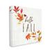 Design by Nina Pierce Hello Fall Autumn Tree Leaves Seasonal Statement 36 in x 36 in Painting Canvas Art Print by Stupell Home DÃ©cor