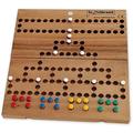 Barricade Malefi Pawn from 2 to 4 Players from 6 years old. Strategy family board game in eco-friendly solid wood, CE standards. French brand Le Délirant® resealable tray travel game
