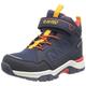 Hi-Tec O010382-051-HI-TEC Rush WP JR-Navy/Orange/Corn-2 Hiking Boot, 2 UK