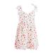 Fesfesfes Spring Dress Floral Parent-Child Dress Cute Floral Print Princess Midi Dress Women s and Girls Dress