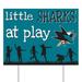San Jose Sharks 24" x 18" Little Fans At Play Yard Sign
