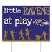 Baltimore Ravens 24" x 18" Little Fans At Play Yard Sign