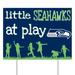 Seattle Seahawks 24" x 18" Little Fans At Play Yard Sign