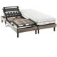 Ensemble matelas+sommier relaxation électrique ergo 2 Dreamzone - 2x80x200 cm - Matelas ressorts