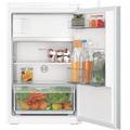 BOSCH KIL22NSE0 Einbau-Kühlschrank Serie 2, integrierbarer Kühlautomat mit Gefrierfach 88x56 cm, 104L Kühlen, 15L Gefrieren, MultiBox XXL, LED-Beleuchtung, EcoAirflow, SuperCooling