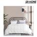 SR-HOME Microfiber 3 Piece Duvet Cover Set Microfiber in White | Wayfair SR-HOMEcc02400