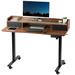 Vivo Height Adjustable Standing Desk Wood/Metal in Black | 47.3 W x 23.6 D in | Wayfair DESK-E-Y48SD