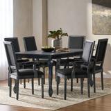 Marlette Upholstered Expandable 7 Piece Dining Set by Christopher Knight Home