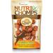 72 count (9 x 8 ct) Nutri Chomps Rawhide Free Real Chicken and Porkskin Mini Dog Chews with Real Peanut Butter