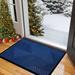 Latitude Run® Lodewyk Decorative Non-Slip Indoor Outdoor Door Mat Synthetics in Blue | 30 H x 17 W x 0.27 D in | Wayfair