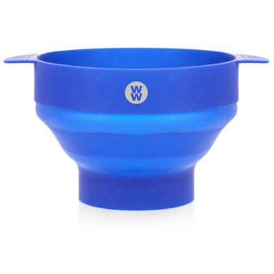 Weight Watchers WW Healthy Kitchen 2 Piece Silicone Microwave Popcorn Popper in Blue | 5.5 H x 7.75 W x 10.25 D in | Wayfair 950118785M