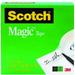 Scotch 810 Magic Tape 1 Inch Core 3/4 Inch By 36 Yards Each