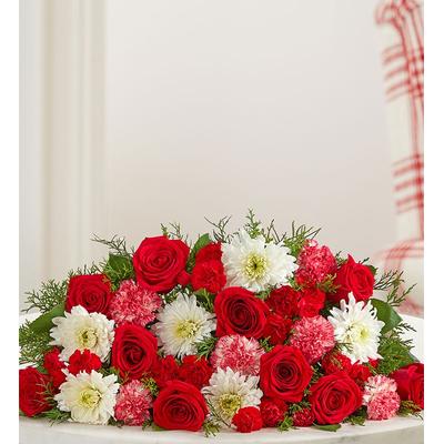 1-800-Flowers Seasonal Gift Delivery Festive Holiday Double Bouquet Only