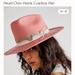 Free People Accessories | Free People Head Over Heels Cowboy Hat, 100% Felt, Western Meets Femme! | Color: Pink | Size: Os