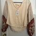 Free People Tops | Free People Light Magic Henley In Vanilla Creme | Color: Cream | Size: S