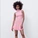 Zara Dresses | Brand New!! Zara Pink Ribbed Dress | Color: Pink | Size: S