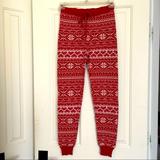 American Eagle Outfitters Pants & Jumpsuits | American Eagle Knit Joggers S | Color: Red/White | Size: S