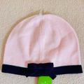 Kate Spade Accessories | Kate Spade Beanie Hat With Bow. | Color: Black/Pink | Size: Os