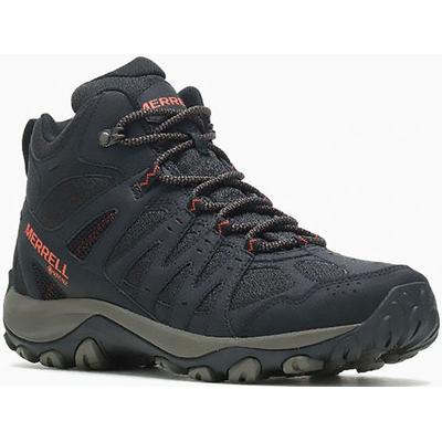 Wanderschuh MERRELL "ACCENTOR 3 SPORT MID GORETEX", Gr. 41, orange (schwarz, orange), Synthetik, Textil, sportlich, Schu