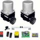 Dieffematic - Kit Set Cancello 2 Due Motori Doppia Anta Scorrevole 300kg+300kg Kv3