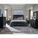 CDecor Home Furnishings Bryson Midnight Star 3-Piece Bedroom Set w/ Dresser & Mirror Upholstered in Brown | 62.75 H x 62.75 W x 85 D in | Wayfair