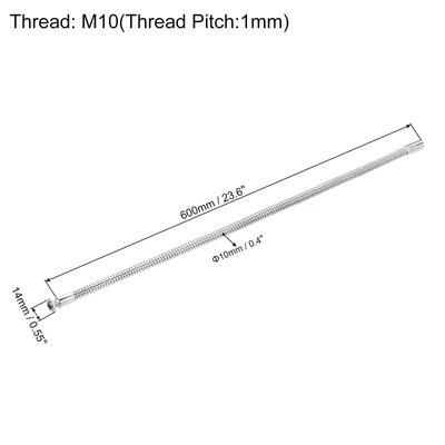 Microphone Gooseneck, M10 Thread Metal Universal Hose Flexible Arm