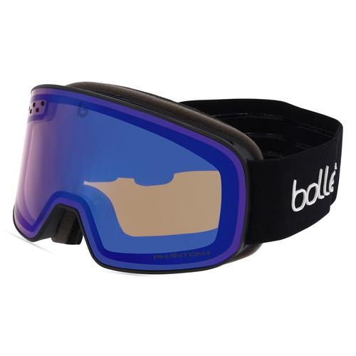 Bollé NEVADA SMALL Unisex-Skibrille Vollrand Monoscheibe Kunststoff-Gestell, rot