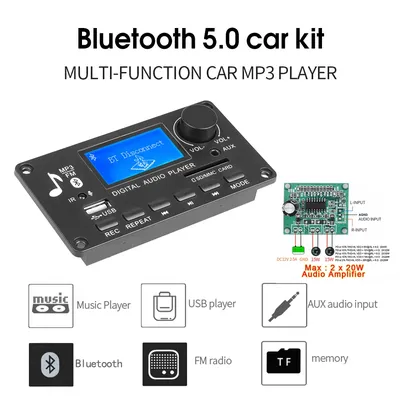 Amplificateur de carte de décodeur MP3 pour voiture récepteur radio Bluetooth Vpig USB SD Tech